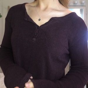 Brandy Melville Maroon Sweater